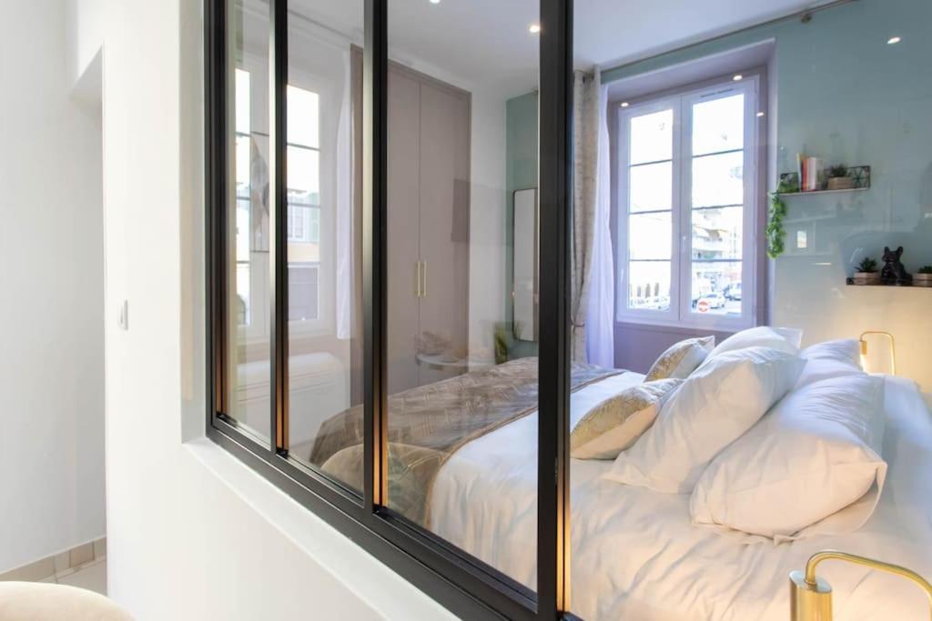#20 2p Port/parking/ac/central Elegant 5min Promenade Appartement