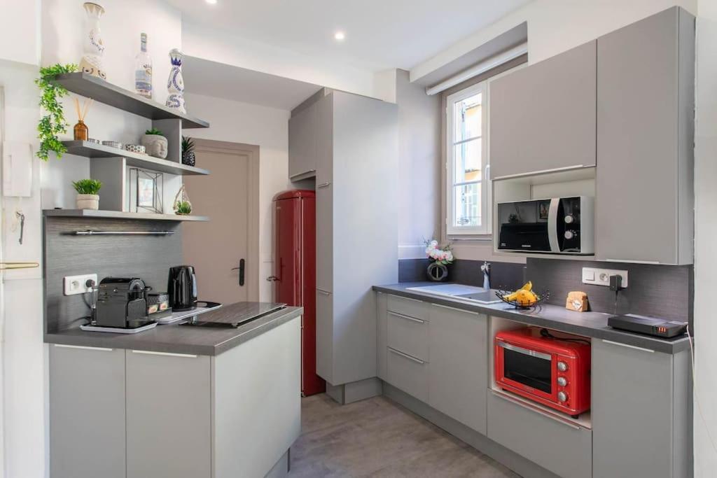 #20 2p Port/parking/ac/central Elegant 5min Promenade Appartement *